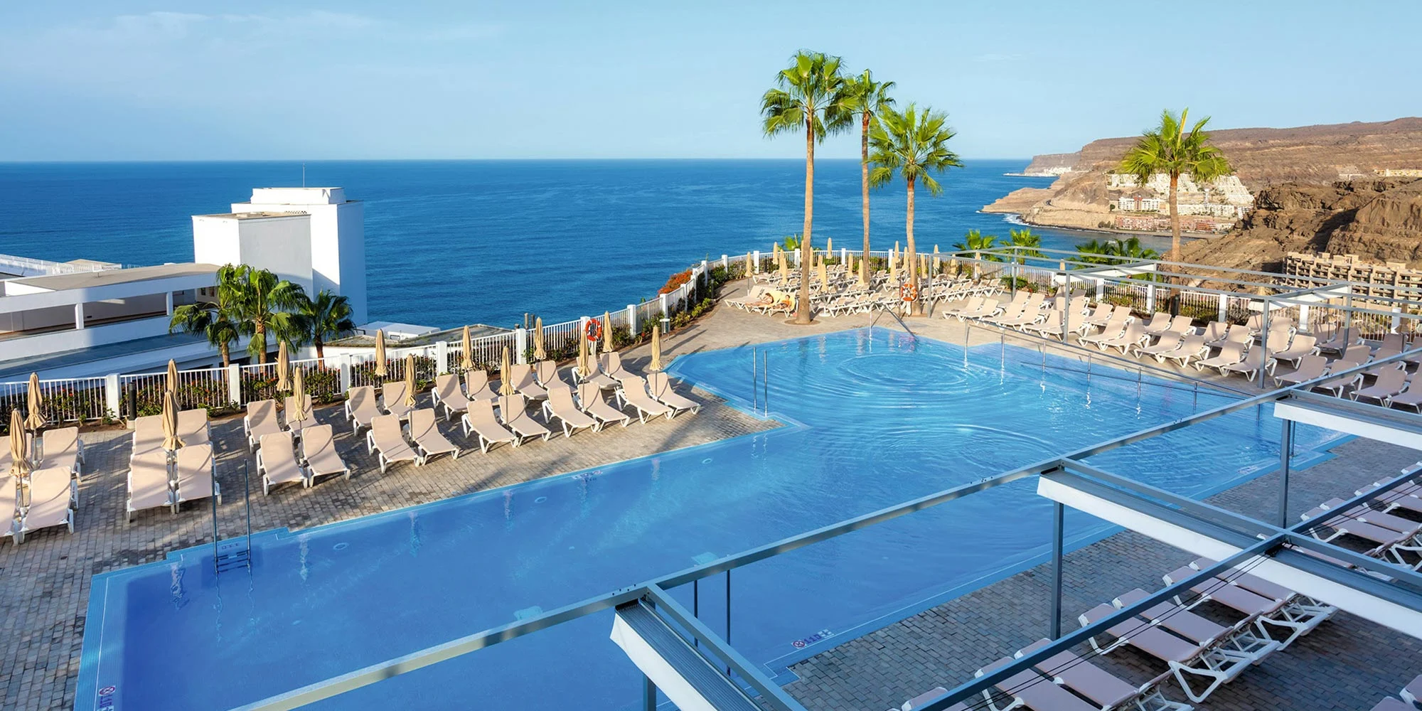 RIU Vistamar met uitzicht over zee bij Puerto Rico, Gran Canaria